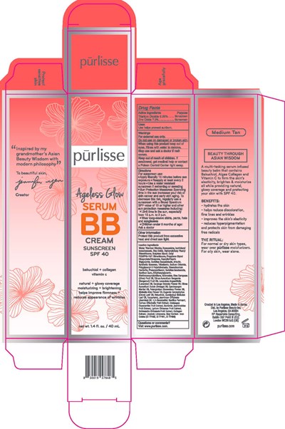 Ageless Glow Serum Bb Cream Spf 40 (Medium Tan)